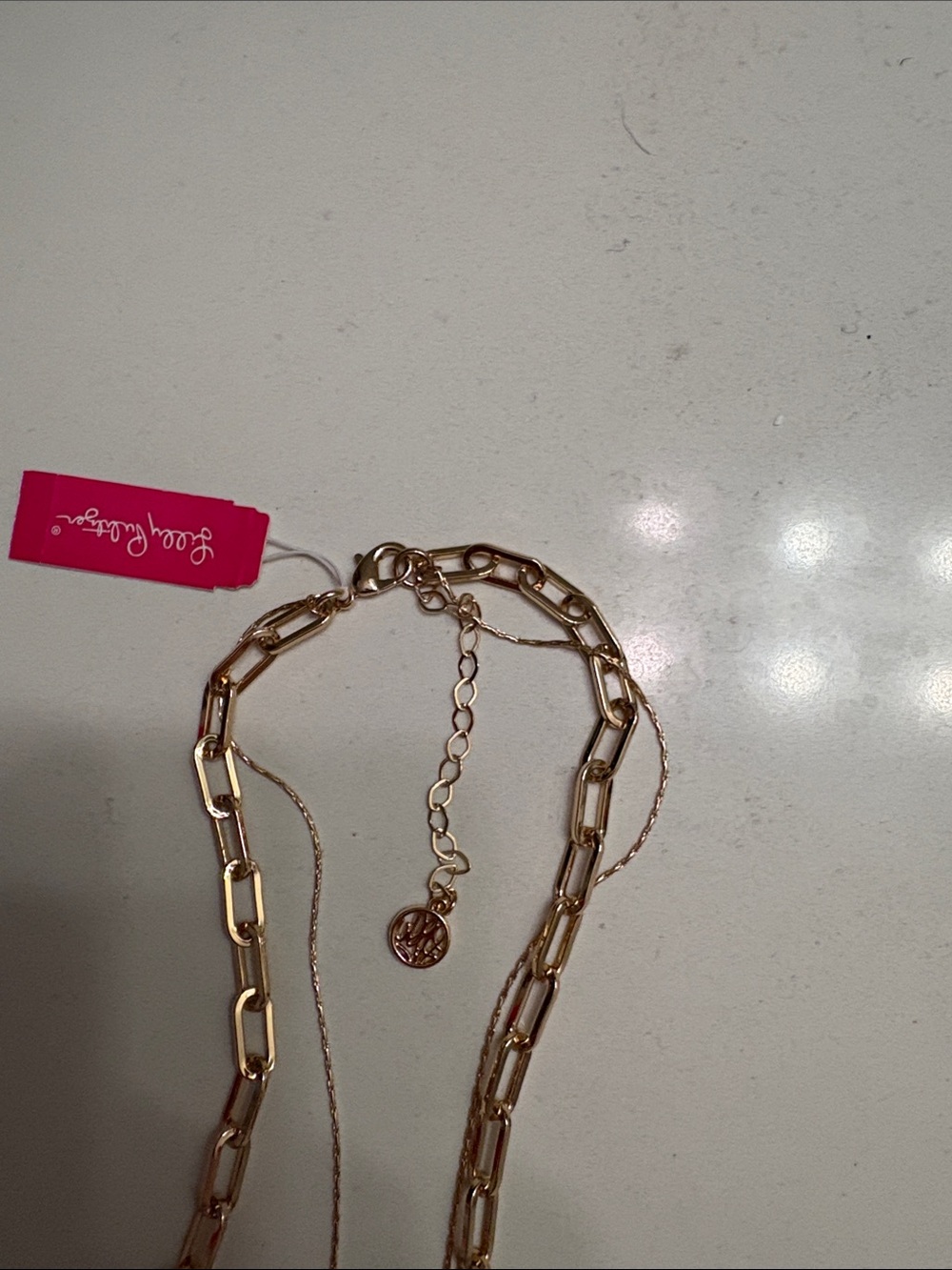 Lilly Pulitzer Gold Layered Necklace - Picture 4 of 5